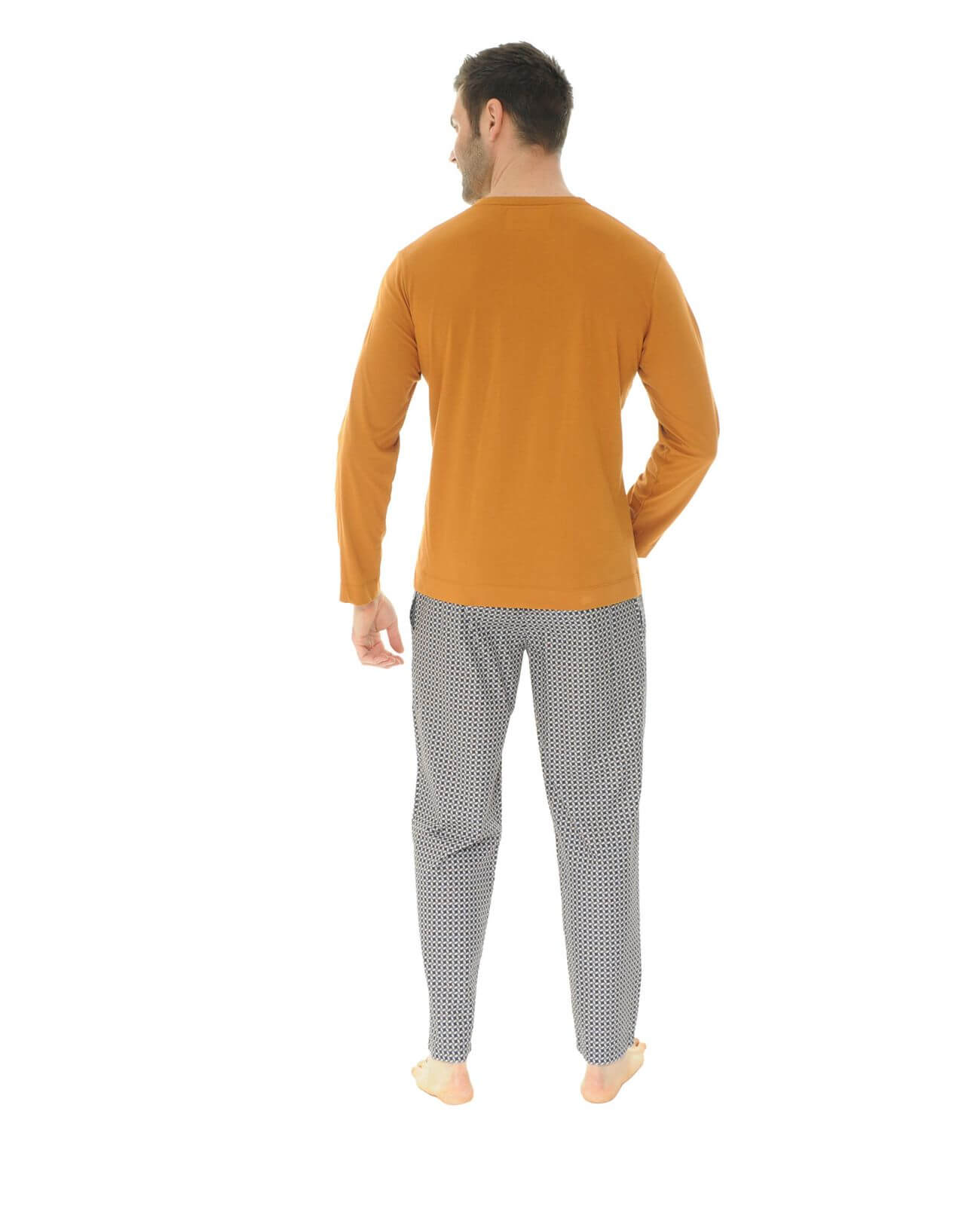  PYJAMA LONG ORANGE UMBERTO