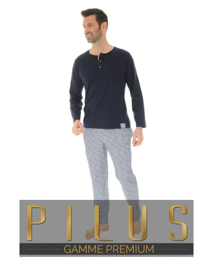  PYJAMA LONG BLEU URIAS