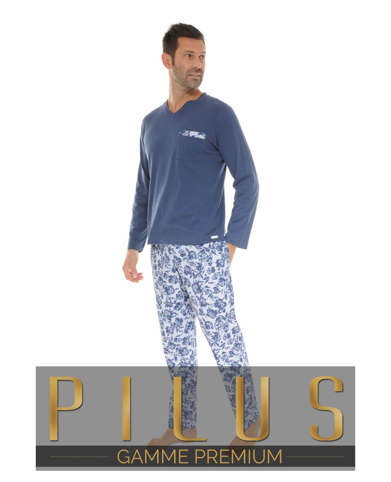  PYJAMA LONG BLEU XAVI