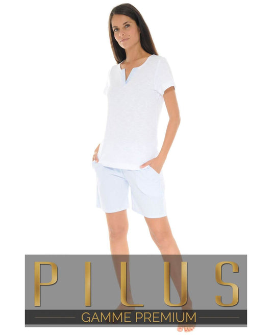  PYJAMA COURT BLANC YSABEL