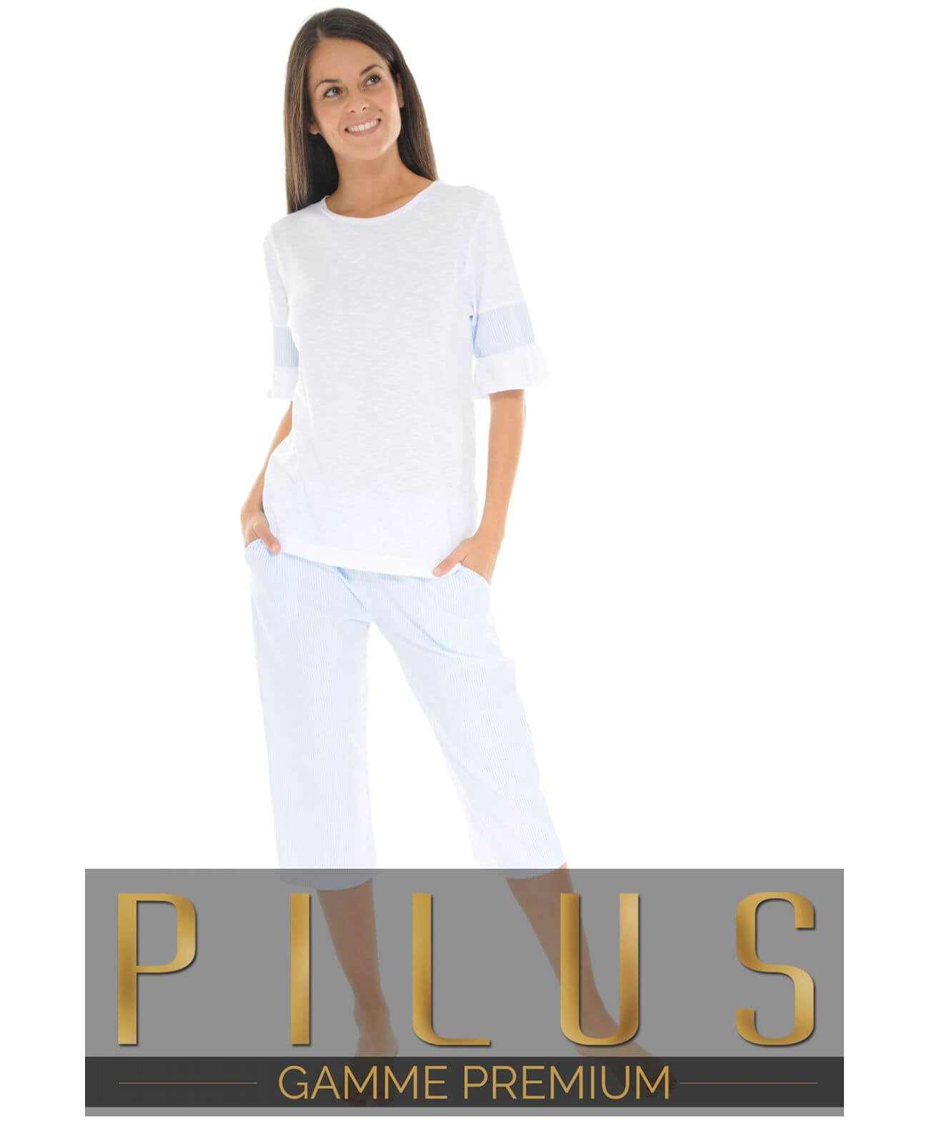  PYJAMA COURT BLANC YSABEL