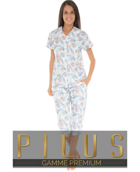  PYJAMA BOUTONNE BLANC YSEA