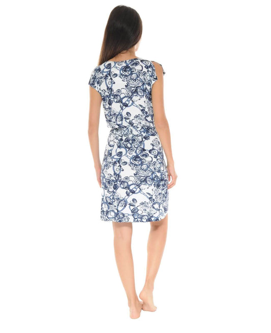  ROBE D'ETE BLEU VALERY