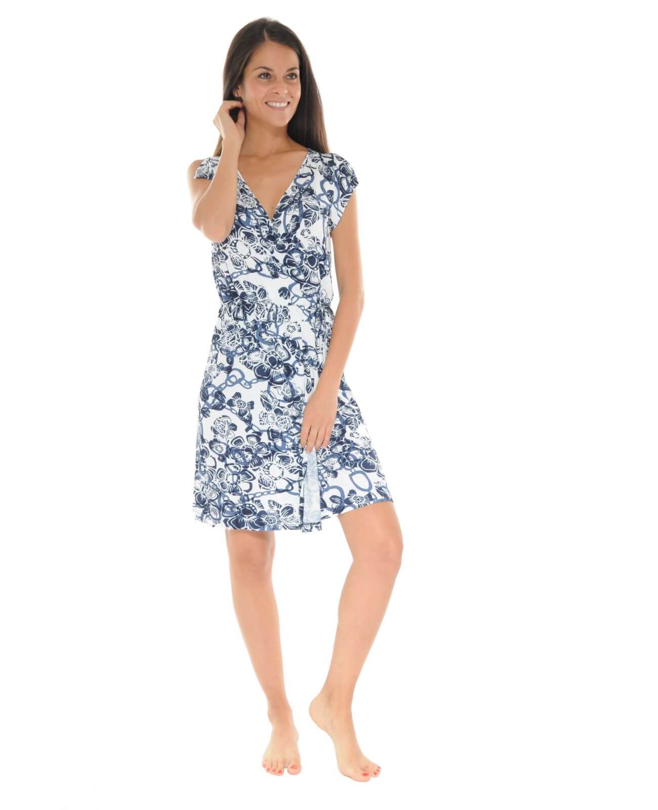  ROBE D'ETE BLEU VALERY