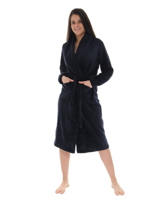  ROBE DE CHAMBRE BLEU JACINTHE