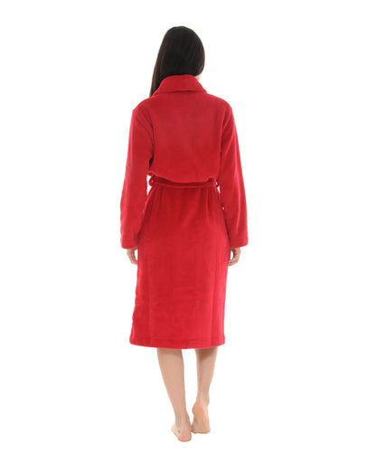  ROBE DE CHAMBRE ROUGE JACINTHE