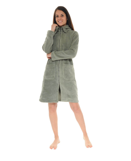  ROBE DE CHAMBRE VERT JOSEFINE
