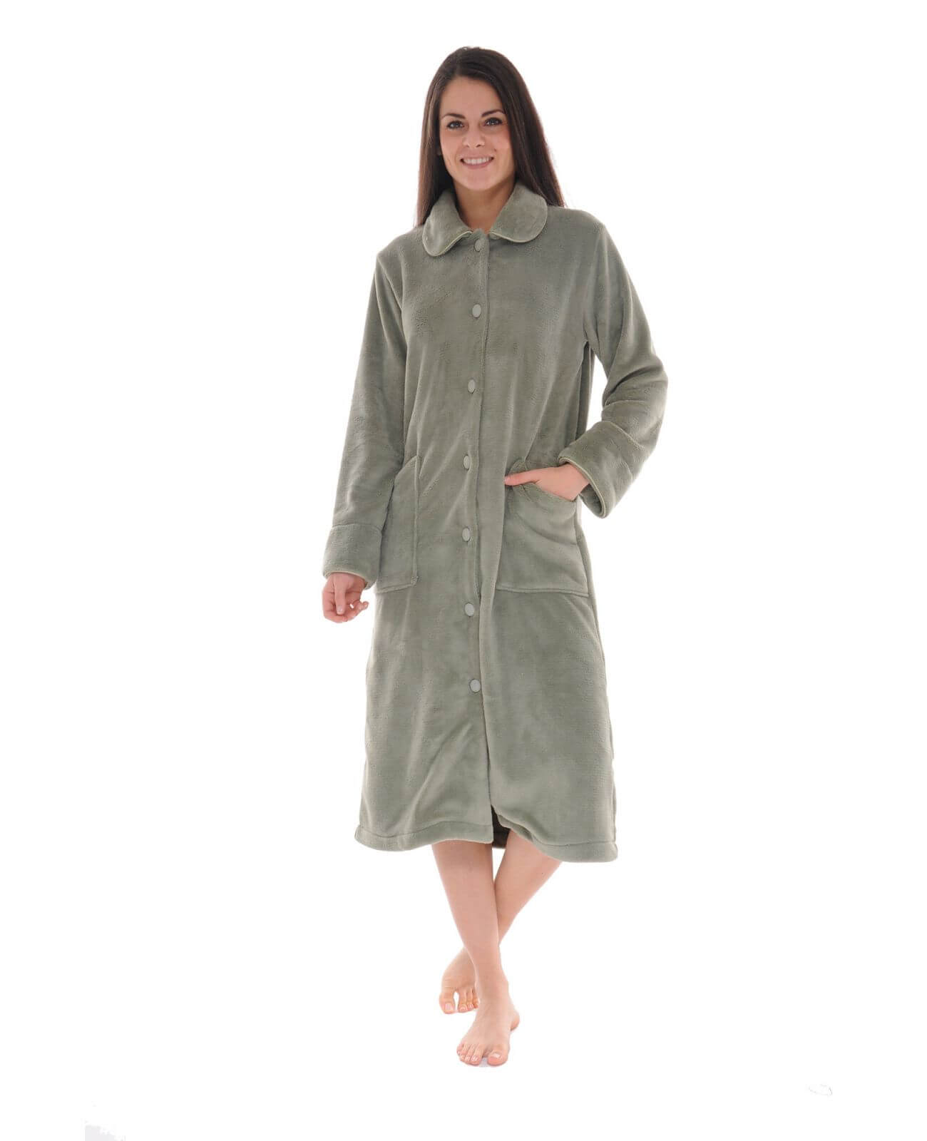  ROBE DE CHAMBRE VERT JOSEFINE