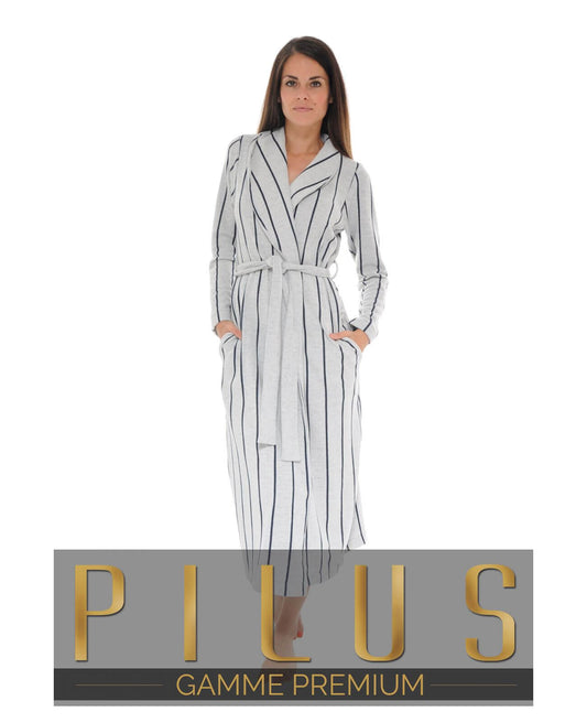  ROBE DE CHAMBRE GRIS TIFAINE