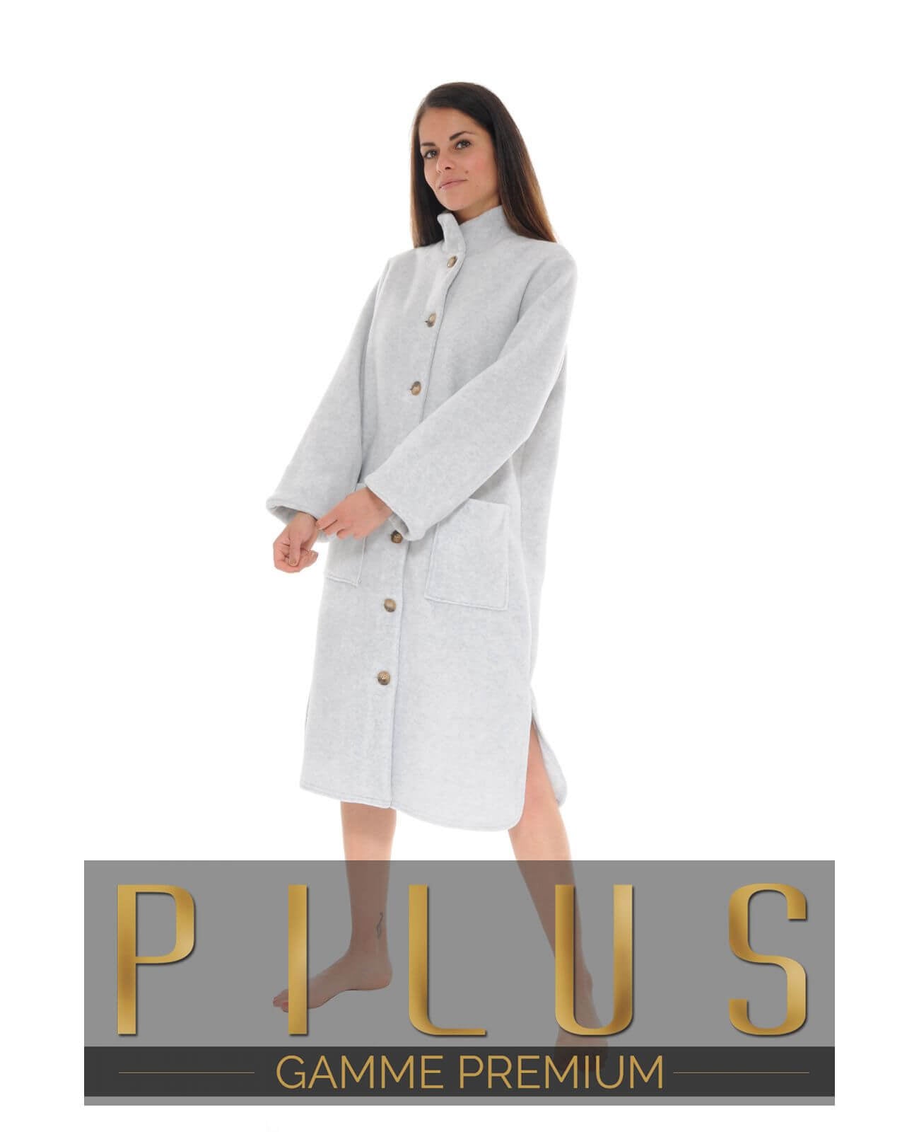  ROBE DE CHAMBRE GRIS TINAEL