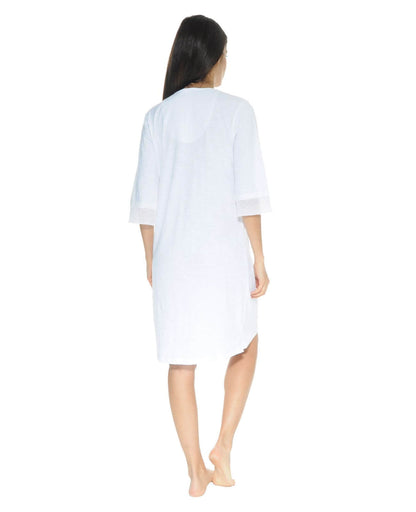  ROBE D'ETE LONGUE BLANC MANUELA