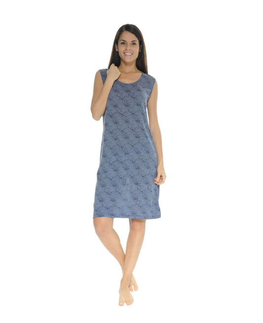  ROBE D'ETE LONG BLEU MELEODORE
