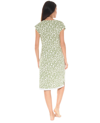  ROBE D'ETE LONGUE VERT VALORINE