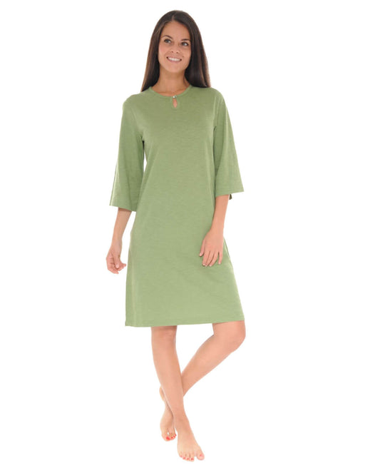  ROBE D'ETE LONGUE VERT VIDIANE
