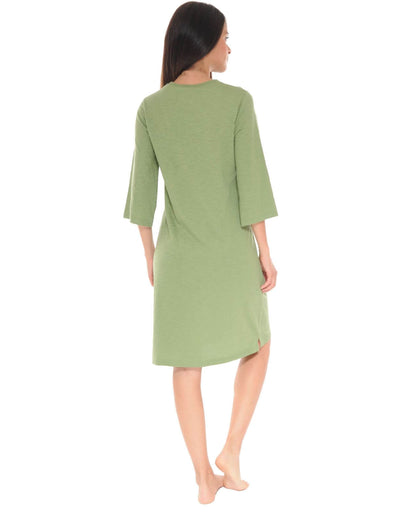  ROBE D'ETE LONGUE VERT VIDIANE