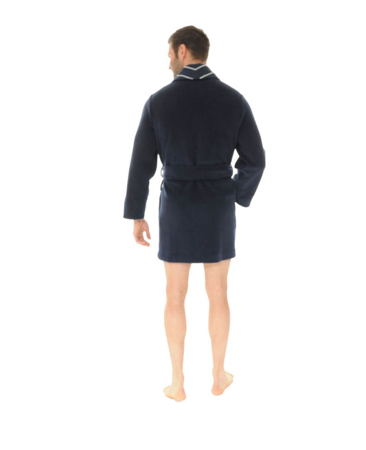  VESTE COL CHALE BLEU ULRICH
